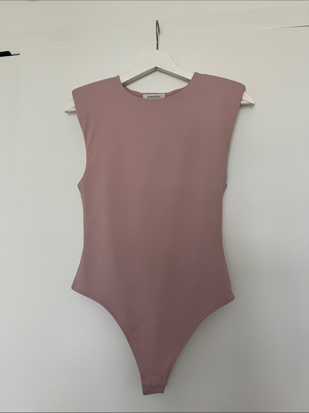 Aritizia Babaton Dusty Mauve Sleeveless Bodysuit